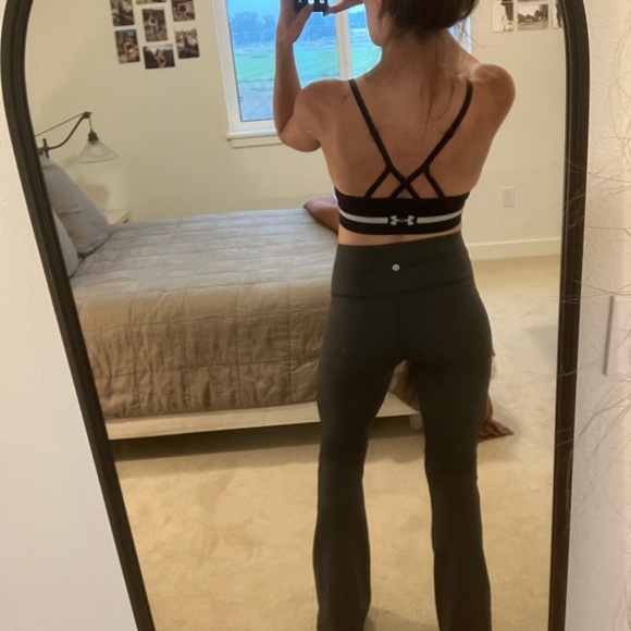 Lululemon heathered black align high waist legging boot cut, never worn size 4 - Picture 2 of 6